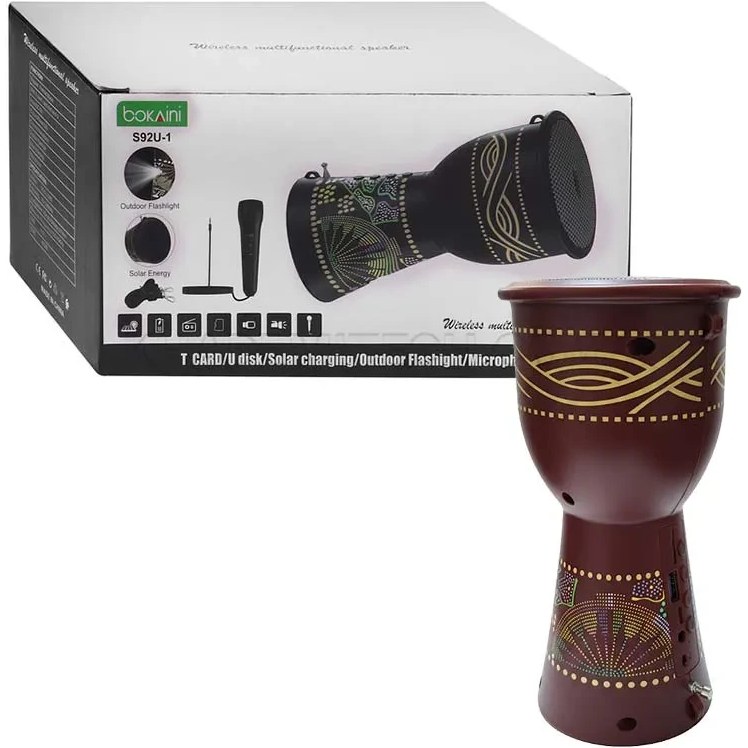 اسپیکر بلوتوثی قابل حمل بوکاینی مدل S92U-1 طرح ساز کوبه ای