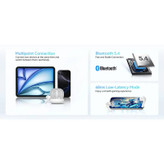 هدفون بلوتوثی کیو سی وای مدل AlibudsE10