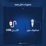 اسپیکر بلوتوثی قابل حمل مدل K12 نسخه دو میکروفون