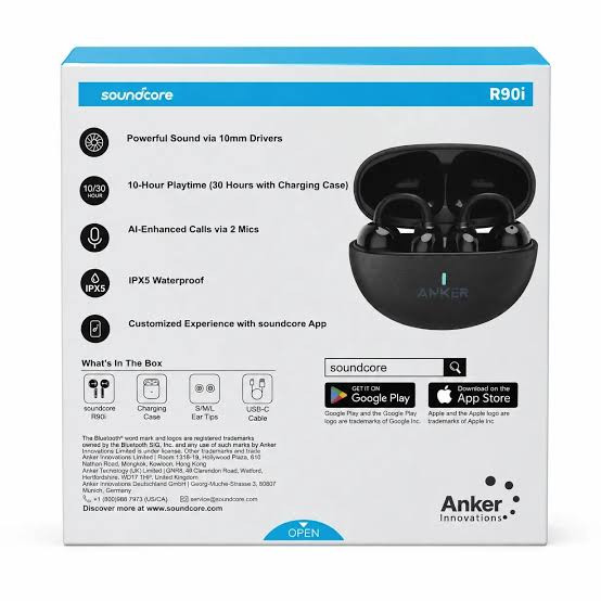 هندزفری بلوتوثی انکر القایی Soundcore R90i – نسخه های کپی درجه ۱